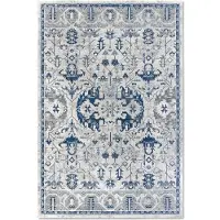 Villeroy & Boch 1869 Emmanuel lyhytnukkainen matto, kerman-/sininen 200x280