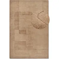 Villeroy & Boch 1906 Charlotte hiekanvärinen villamatto 80x150