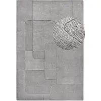 Villeroy & Boch Käsintehty villamatto Villeroy & Boch, 80x150cm, harmaa
