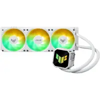 Asus TUF Gaming LC III 360 ARGB White Edition, All-in-one-nesteenjäähdytin, 12 cm, Valkoinen