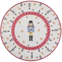 Villeroy & Boch Toy's Delight -pyöreä matto, limited edition, 160x160 cm - kermanpunainen