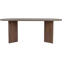Skye Decor Ruokapöytä Sabella Venezia Walnut, 200x75x90 cm, pähkinänvärinen