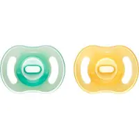 Tommee tippee Ultra Light Night tutti Yellow/ Green 0-6m 2 kpl