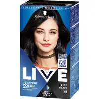 Schwarzkopf LIVE Intense Color 99 Deep Black