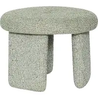 Hubsch Rocco Pouffe - Green - ONE SIZE