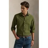 Ralph Lauren Custom Fit Garment-Dyed Oxford Shirt - Green - XS