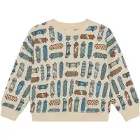 Minymo Sweatshirt Ls Aop - Cream - 134