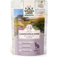 Wildes Land 12x100g Cat kania & kanaa ohdakeöljyllä kissan märkäruoka