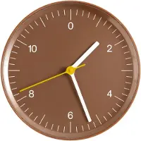 HAY Wall Clock seinäkello, ruskeaa