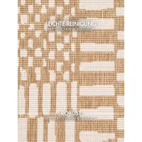 Ted Baker Haringey litteä ulkomatto Barkham juutista, valkoinen, 160x230, sopii käytettäväksi terassilla tai parvekkeella