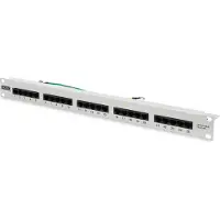 Digitus CAT 3 ISDN PATCH PANEL, UNSHIELDED, 25-PORT RJ45, 8P4C, LSA, 1U, RACK MOUNT, GREY, 482X44X109 (DN-91325-1)