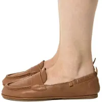 El naturalista for woman. 258221123005_023 N5822 Essence brown leather ballet pumps brown (39), Flat, None, Casual