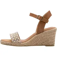 Tamaris Remmisandaalit brokadi / kulta / offwhite