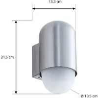 LINDBY Ulkovalaisin , Pilva, himmennettävä, Metallinsävyinen, Parveke, Alumiini, Moderni