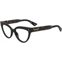 Moschino MOS661 53/17/140 Musta havana Acetatikehykset NAISILLE MOS661