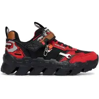 SKECHERS Tennarit 'MEGA-FLEX LITE-TUFF' punainen / musta / valkoinen