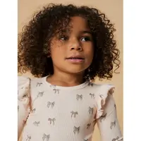 Name it Nmfgavo Eko Ls Slim Top Lil Noos - Beige - 110