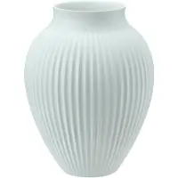 Knabstrup Keramik Ripple maljakko 20 cm, matte ice blue