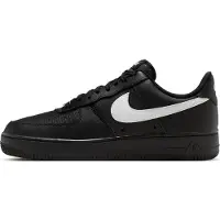 Nike Matalavartiset tennarit 'Air Force 1 '07 LV8 Tech' musta / valkoinen