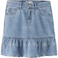 Name it Nkfhallie Dnm Anglaise Skirt 1026-Ov H - Blue - 152