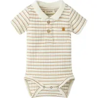 Lil´ Atelier Nbmhaldur Ss Slim Body Lil - Cream - 74