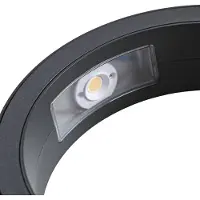 LINDBY Led ulkoseinävalaisin Selviro , Musta, Alumiini, Moderni