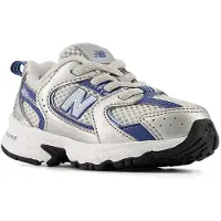 New Balance 530 Kids Bungee Lace - Silver - 18.5