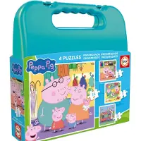 Educa 6-9-12-16 Peppa Pig Suitcase - Multi/patterned - ONE SIZE