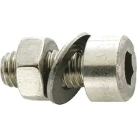 Fix Nippel M5 X 10 Mm Sisäinen Kuusiokoloruuvi 100 Yksiköt