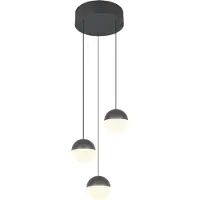 Reality Senta LED riippuvalaisin 3-os 20 cm antrasiitti 3000K