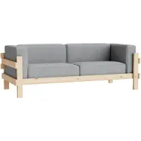 Normann Copenhagen Kube Kolmipaikkainen Sohva / Remix 143 - 3-istuttavat sohvat Tekstiili Pine - L714010