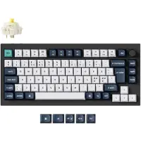 Keychron Q1 Max QMK 75% Langaton Mekaaninen Näppäimistö [Gateron Jupiter Banana
