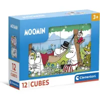 Clementoni 12 palaa Moomin kuutiopalapeli