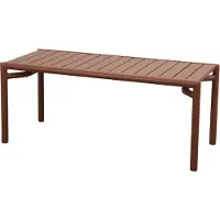 Cane-Line , Bliss sohvapöytä/penkki Desert red, aluminium
