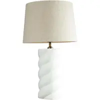 PR Home Spin pöytälamppu Valkoinen beige