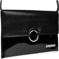 Beltimore Alkuperäinen naisten clutch-laukku jäykällä hihnalla