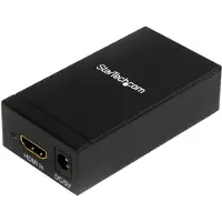 StarTech.com HDMI Or DVI To Displayport Active Converter Videomuunnin 19 pin HDMI Type A Naaras 20-nastan Näyttöporttiliitin Naaras Musta