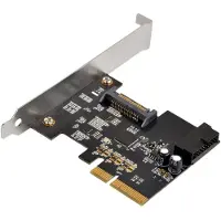 Silverstone USB 3.1 -lisäkortti, Sisäinen 19pin USB 3.1 Gen2