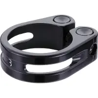 BBB LightStrangler BPS-85 Satulatolpan Kiinnityspanta, musta 34,9mm 2023 Satulatolpan kiristysrenkaat