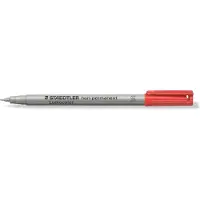 Staedtler 311-2, 1 kpl, Punainen, Pyöreä pää, Harmaa, Punainen, Polypropeeni (PP), 0,4 mm