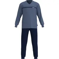 Tom Tailor Pitkä pyjama safiiri / tummansininen