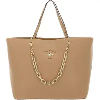 U.S. POLO ASSN. Ostosäkki - U.S. POLO ASSN. - Stanford Ostoskassi - Vaaleanruskea - 34x29x15 cm - Naisille