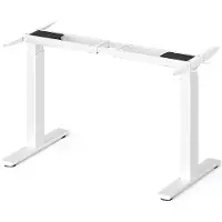 Songmics Työpöytä , 60x175x115 cm, valkoinen