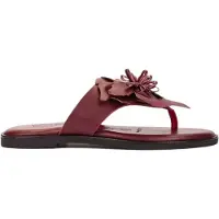 Wonders for woman. AB-1587K_5338_12254 Leather Sandals Musa 87K burgundy (38), Flat, None, Casual