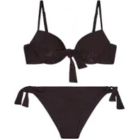 Emporio Armani for woman. EW000785_AF20241 Bikini Jacquard Pattern brown (L), Beachwear, Polyester