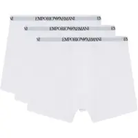 Emporio Armani for man. EM005064_AF24322 Set 3 Boxers Bot white (S), Homewear, Cotton