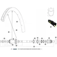 Mavic Ksyrium Pro Carbon Sl Ust Disc Takaoikeat Pinnat 12 Yksiköt