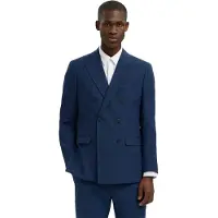 Selected Slhslim-Oasis Sun Db Blz - Navy - 48