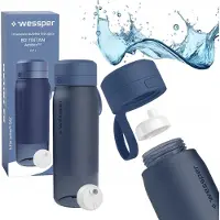 Wessper Tritan sininen 0.7L pullo suodatinpatruuna Pullon suodatin laskuri
