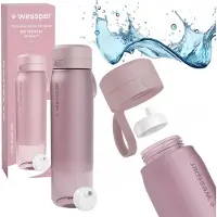 Wessper -setti tritan-pullo 1L roosa + pullon suodatinpatruuna